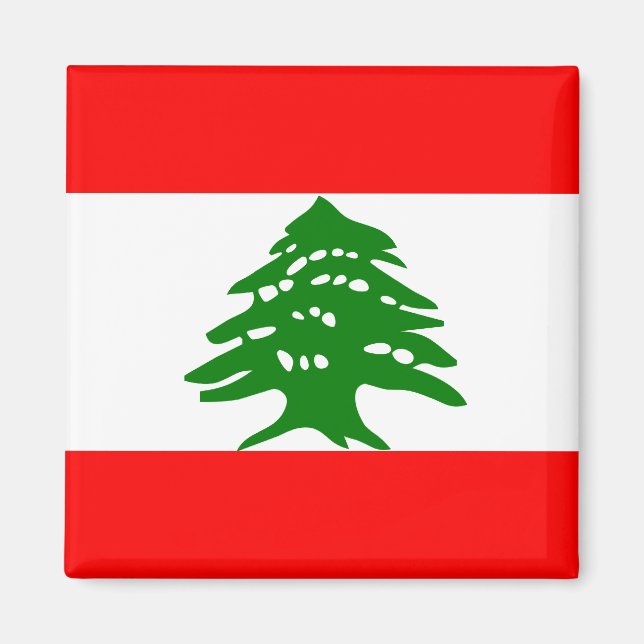 Íman Líbano: Bandeira de alta qualidade (Frente)