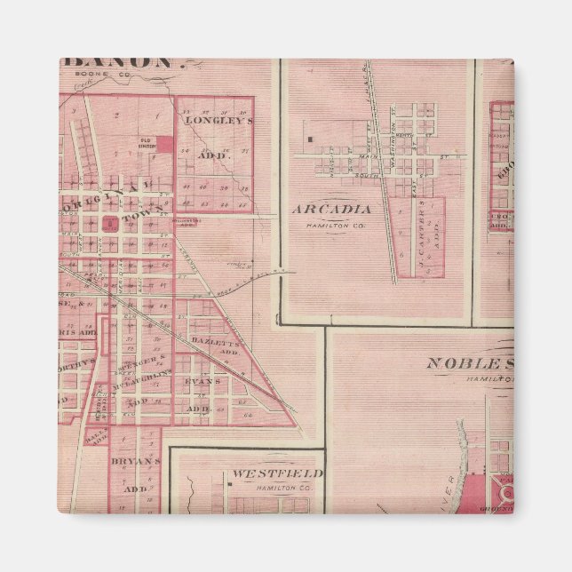 Íman Líbano, Boone Co com Arcadia, Zionsville (Frente)
