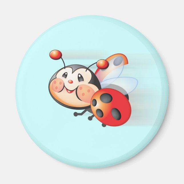 Íman Libby the Ladybug Magnet (Frente)