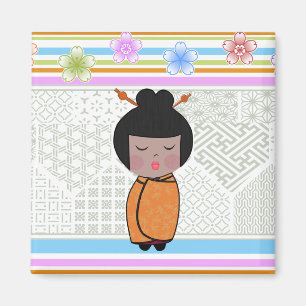 Íman libélulas kokeshi