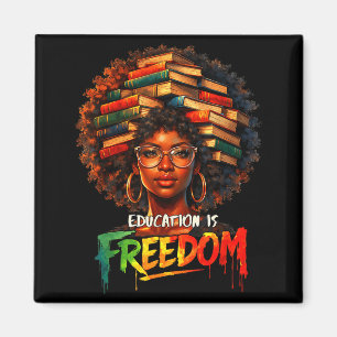 Íman Liberdade de Educação Professor Negro Livros Arte 