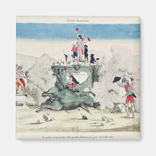 Íman Liberdade derrubando a estátua do Maior (Frente)