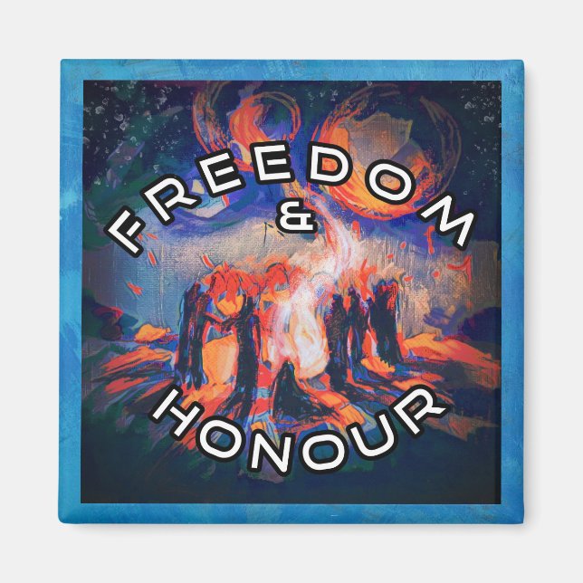 Íman Liberdade e honra (Frente)