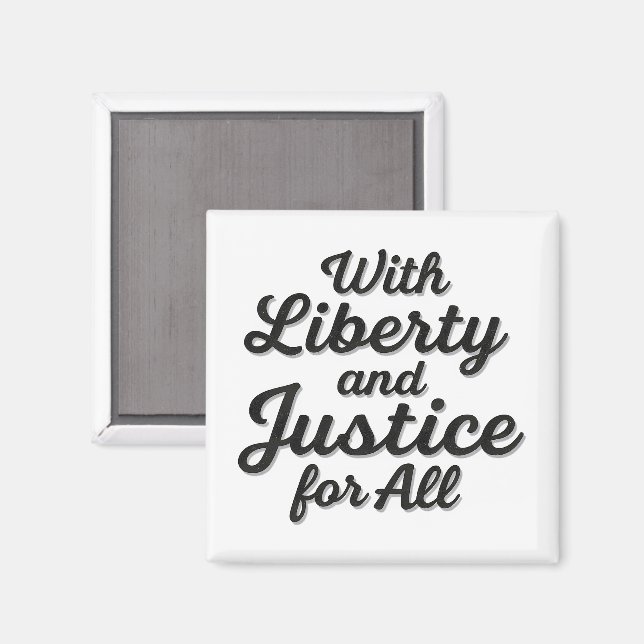 Íman Liberdade e justiça para todos protestam (Front/Back)