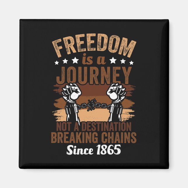 Íman Liberdade é uma jornada de 1865 afro-americanos (Frente)