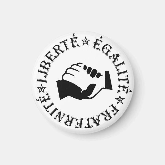 Íman Liberdade, igualdade, fraternidade (Frente)