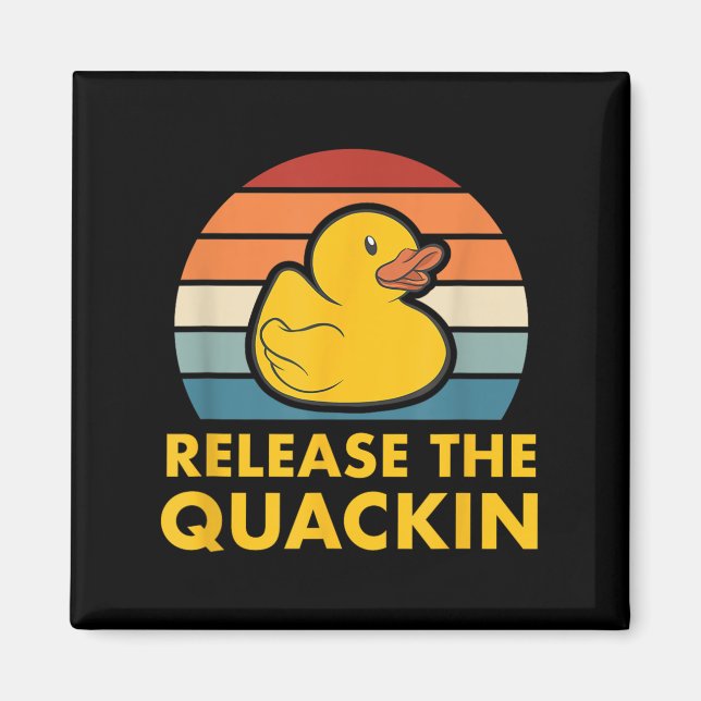 Íman Libere A Acc Duck Ducking Da Borracha De Quackin (Frente)