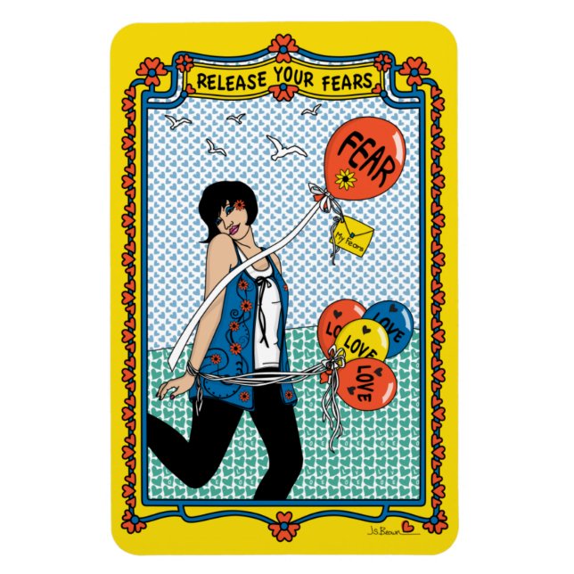 Íman Libere seu frigorífico Fears_B_4x6 (Vertical)