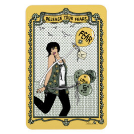 Íman Libere Seus Medos_C_4x6 Geladeira