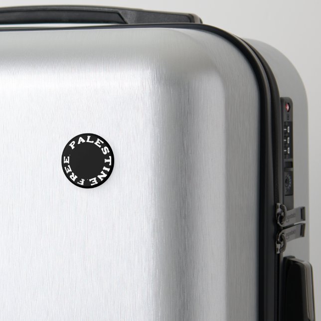 Íman 'Liberte Palestina' Minimalista Ímã de Solidarieda (In Situ (Luggage))