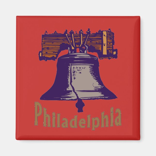 Íman Liberty Bell em Filadélfia (Frente)