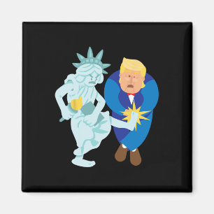 Íman Liberty Kicks Trump 2020 Eletion Anti Donald Demo