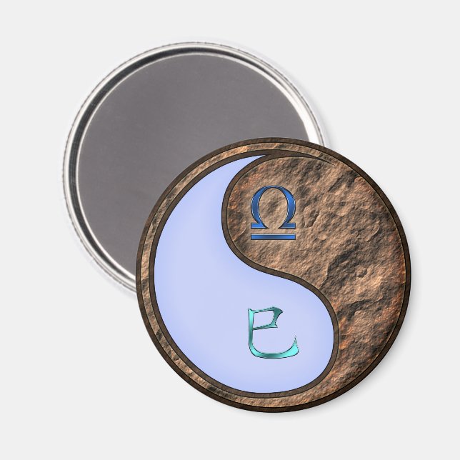 Íman Libra & Cobra da Terra (Front/Back)