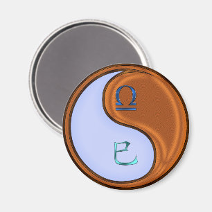 Íman Libra & Cobra de Madeira