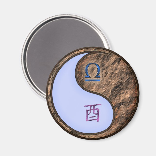 Íman Libra & Galo de Terra (Front/Back)
