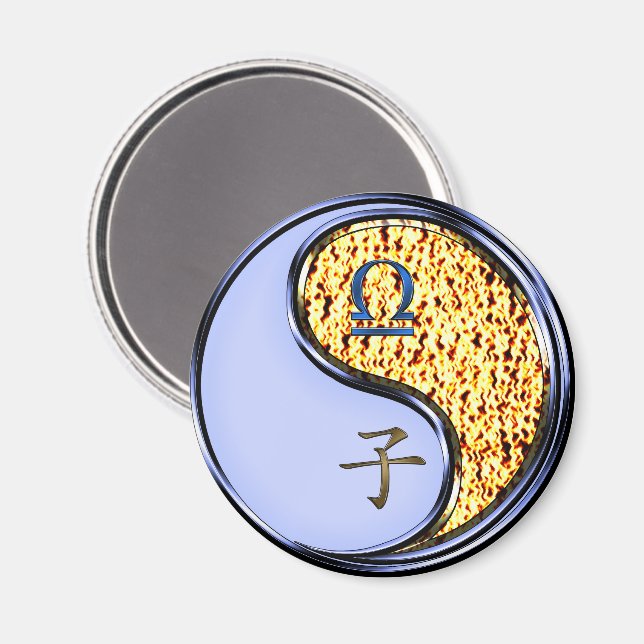 Íman Libra & Rato de Fogo (Front/Back)