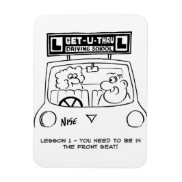 Íman Lição de condução - Aluno no lugar errado