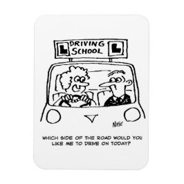 Íman Lição de condução - Que lado da estrada?