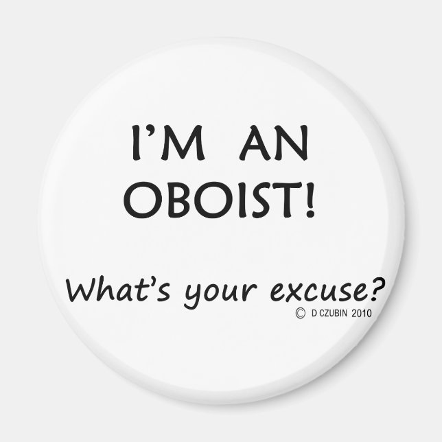 Íman Licença de Oboist (Frente)