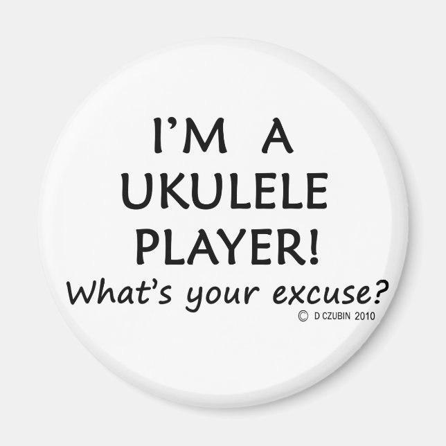 Íman Licença do Jogador Ukulele (Frente)
