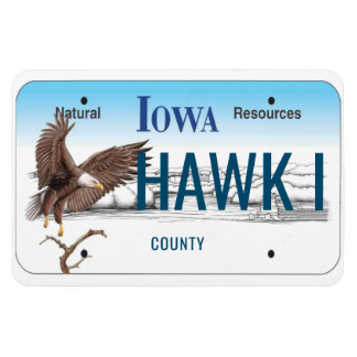 Íman Licença Flexível da Placa de Iowa