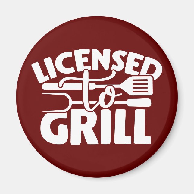 Íman Licenciado para Grill (Frente)