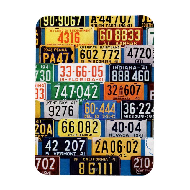 Íman License Plates por H. Wilson Smith (Vertical)