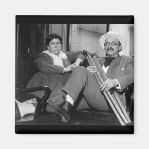 Íman Líder e auxílio do anarquista da mulher na image