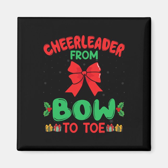 Íman Liderança de Torcida do Arco aos Pés Cheerleading  (Frente)