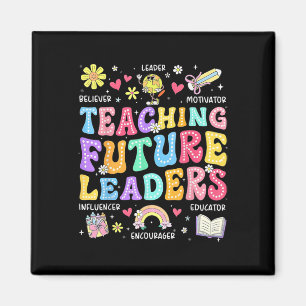 Íman Líderes Futuros do Ensino Rétro Professor Groovy d
