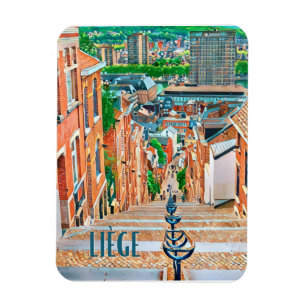 Íman Liège Belgique Photo Vintage