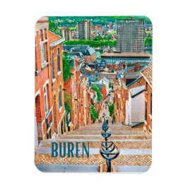 Íman Liège Buren Belgique Photo Vintage