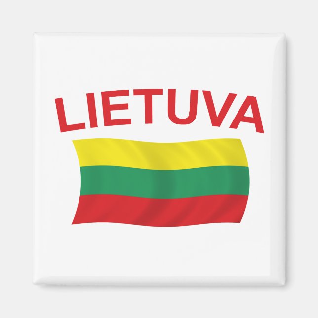 Íman Lietuva (Lituânia) Red Ltrs (Frente)