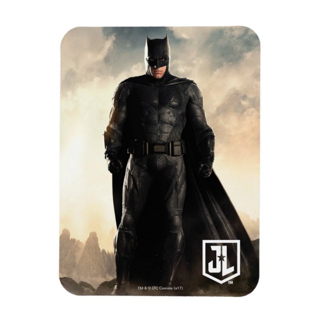 Íman Liga da Justiça | Batman No Battlefield (Vertical)