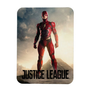Íman Liga da Justiça Flash no campo de batalha