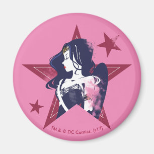 Íman Liga da Justiça Mulher Maravilha e Estrelas Pop