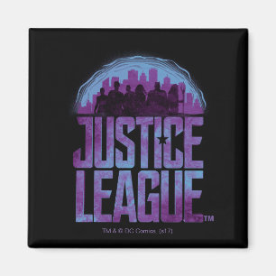 Íman Liga da Justiça Silhuette da Liga da Justiça