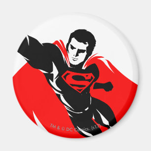 Íman Liga da Justiça Superman Flying Noir Pop Art