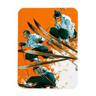 Íman Ligações em ponte de esqui pela solda do esqui