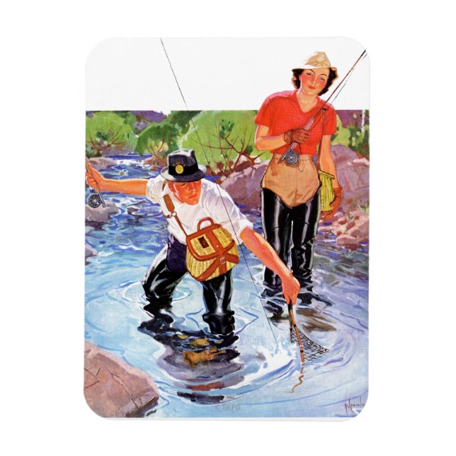 Íman Ligando um Peixe por R.J. Cavaliere (Vertical)