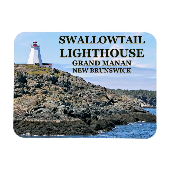 Íman Lighthouse Grand Manan N.B. Magnet (Horizontal)