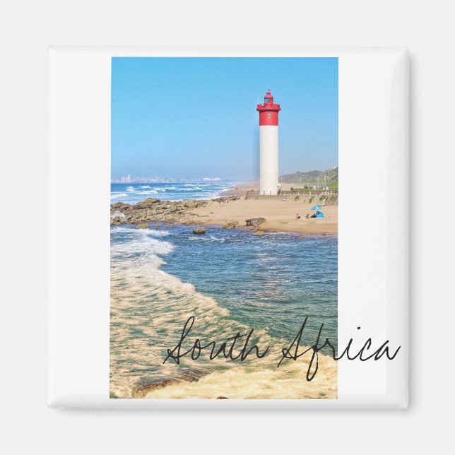 Íman Lighthouse Ocean South Africa Magnet (Frente)