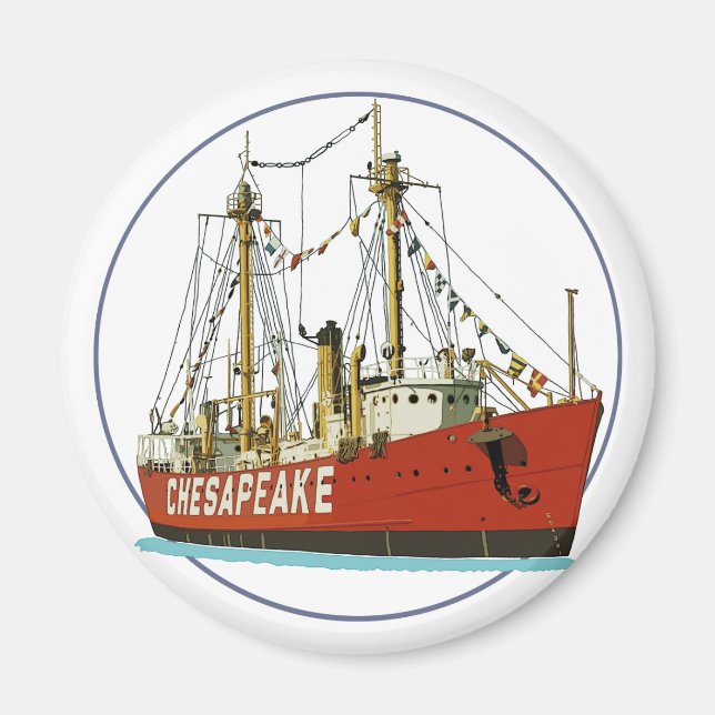 Íman Lightship Chesapeake (Frente)