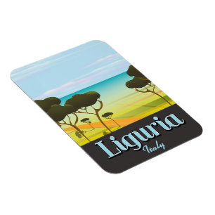 Íman Liguria Italytrip poster