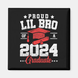 Íman Lil Bro De Um Cl De Graduação Do Mais velho De 202