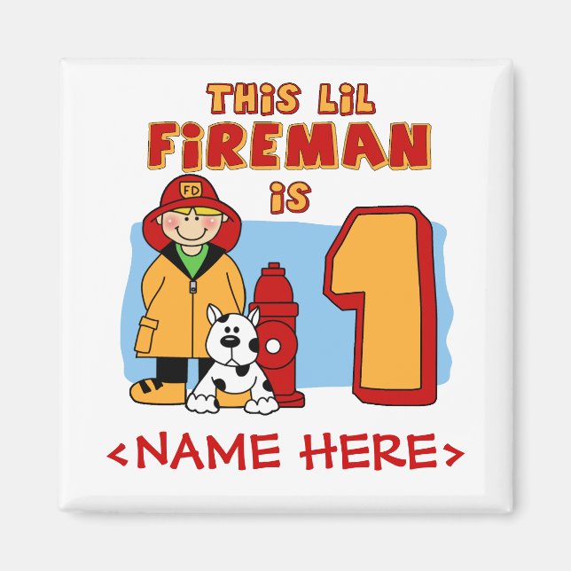 Íman Lil Fireman primeiro aniversario (Frente)