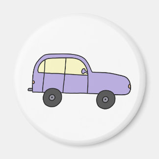 Íman Lila Cartoon Auto