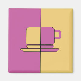 Íman Lilac e Taça Dourada