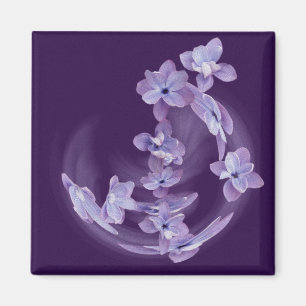 Íman Lilac em círculo