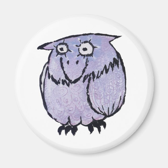ÍMAN LILAC OWL (Frente)